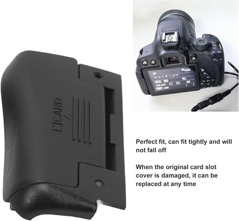 SD Card Slot Door Cover, Replacement Memory Door Slot Covers Repair Door for D610 D600 Digital Camera for Nikon, Card Cover with Leather in Saudi Arabia