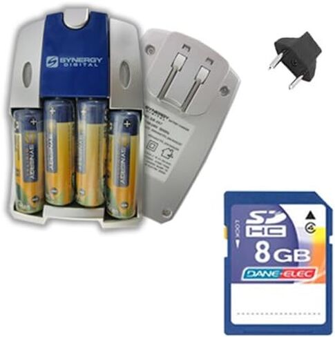 Fujifilm FinePix S8400W Digital Camera Accessory Kit Includes: SB257 Charger, KSD48GB Memory Card in Saudi Arabia