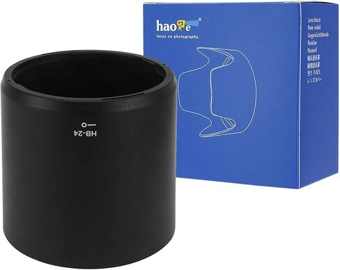 Haoge Bayonet Lens Hood for Nikon Nikkor AF 80-400mm f/4.5-5.6D ED VR Lens Replaces Nikon HB-24 in Saudi Arabia