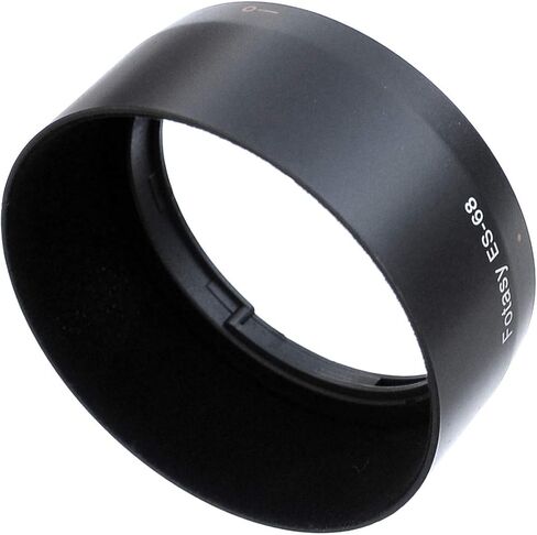 Fotasy Flocked Dedicated Bayonet Lens Hood for Canon EF 50mm f/1.8 STM Lens, Interior Flocking Hood, Canon 50mm 1.8 STM Lens Hood, Replacement of Canon ES-68 Lens Hood, Black (ES68FL) in Saudi Arabia