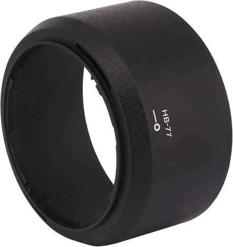 Haoge Bayonet Lens Hood for Nikon Nikkor AF-P 70-300mm f4.5-6.3G ED DX ونيكون نيكور AF-P 70-300mm f/4.5-6.3G ED DX VR Lens Replacement Nikon HB-77 in Saudi Arabia