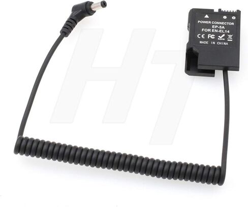 DC Coupler Dummy Battery DMW-DCC12 for Panasonic DMC-GH5 GH4 GH3 DSLR Camera, DMW-BLF19 Replacement in Saudi Arabia
