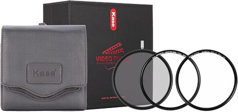 Kase Magnetic 77mm Video Kit CPL/Vari ND Combo Filter 1.5-5 Stop ND3 to ND32 + White Mist Optical Glass in Kuwait