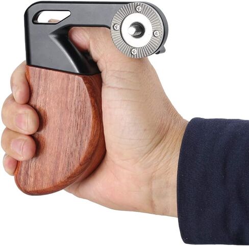 NICEYRIG Wooden Handle Grip with Extension Rosette Mount, Left Side for Sony FS7 FS5 FX9 RED Kinefinity Cinema Camera Camcorder - 424 in Kuwait