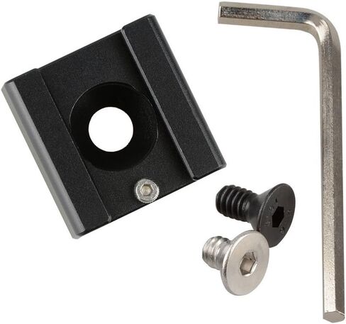 CAMVATE Cold Shoe Mount with 1/4''-20 Hole for Camera Flash Microphone Accessories(Red) - 1367 in Saudi Arabia