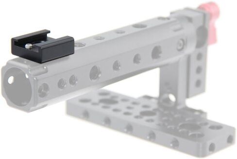 CAMVATE Cold Shoe Mount with 1/4''-20 Hole for Camera Flash Microphone Accessories(Red) - 1367 in Saudi Arabia