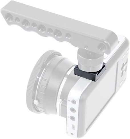 CAMVATE Cold Shoe Mount with 1/4''-20 Hole for Camera Flash Microphone Accessories(Red) - 1367 in Saudi Arabia