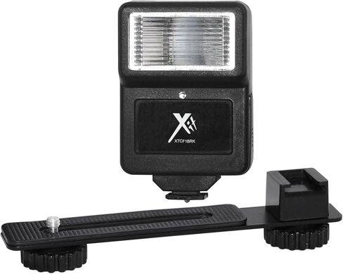 فلاش سريع رقمي مع دعامة للكاميرا الرقمية / SLR/DSLR من Xit XTCF1BRK (أسود) in Kuwait
