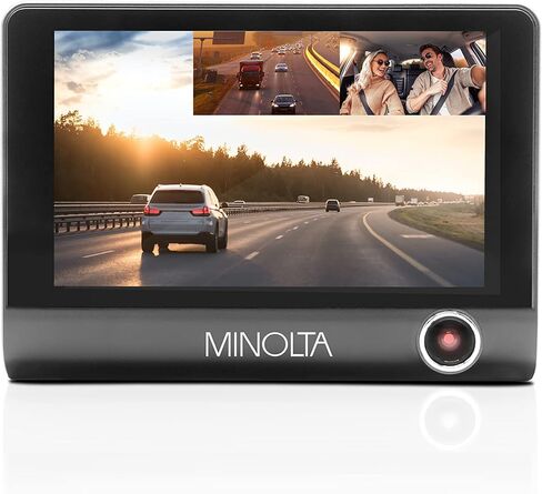 مينولتا كاميرا فيديو للسيارة MNCD410T ثلاثية القنوات بدقة 1080 بكسل مع شاشة LCD 4 انش وكاميرا خلفية in Kuwait