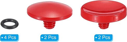 PATIKIL Camera Shutter Button, 4 Pack Soft Shutter Release Button Pure Copper Camera Button Suitable for Nikon for Fujifilm for Leica DSLR/SLR Camera, Black in Kuwait