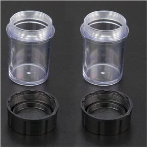 Microscope Accessories Kit Objective Lens Box Plastic Microscope Objective Lens Holder Box 45mm/60mm Protective Case RMS Thread Microscope Slides (Size : 2 PCS 45mm) in Kuwait
