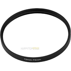 Black Aluminium Metal 72-72 mm 72mm 72 mm Female to Female Coupling Ring Adapter Adaptor Converter Interchanger for Lens Photo Camera in Saudi Arabia