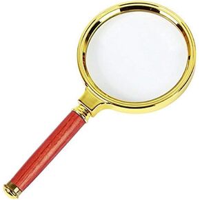 عدسة مكبرة 80 مم، عدسة تكبير عالية الدقة، 10x كبار السن يقرؤون الصحف، بيئة عمل الأطفال المحمولة، زجاج خفيف الوزن 165 مم * 80 مم * 10 مم، العدسة المحمولة in Kuwait