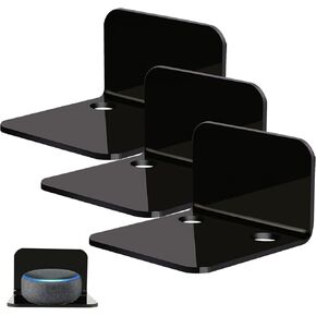 OAPRIRE Small Floating Wall Shelf Set of 3, 4" White Acrylic for Monitors in Saudi Arabia