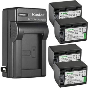 Kastar AC Wall Battery Charger Replacement for Sony DCR-SR52, DCR-SR55, DCR-SR57, DCR-S60, DCR-SR62, DCR-SR65, DCR-SR77, DCR-SR8, DCR-SR80, DCR-SR82, DCR-SR85, DCR-SR87, DCR-SR90, DCR-SX30 in Kuwait
