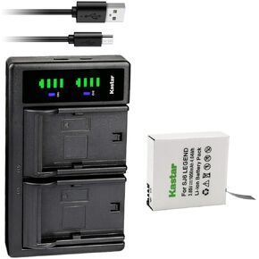 Kastar 1-Pack Battery and LTD2 USB Charger Compatible with SJCAM SJ6 Legend Battery, SJCAM SJ6 Legend 4K Action Camera, SJCAM SJ6 Legend Sport Camera in Saudi Arabia