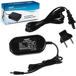 HQRP AC Adapter Compatible with Panasonic HC-V770 HC-V777 HC-V770M HC-V760 HC-WX970 HC-WX979 HC-WX970M HC-VX870 HC-VX878 HC-VX870M Camcorder Power Supply Cord AC Adaptor Charger + Euro Plug Adapter in Kuwait