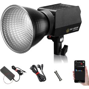 IFOOTAGE LED Continuous Lighting, 70W LED Video Light with Carry Bag, CRI 98/TLCI 99/12200LM/5600K Daylight, Blueteeth APP Control, Outdoor Handheld Continous Output Light, SL1 60DN