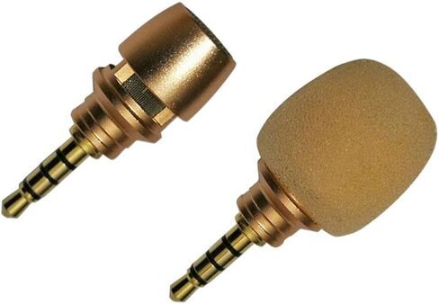 Mini Phone Microphone,Microphone with High Sensitivity for Phone iOS iPhone iPad YouTube Facebook (3.5mm Mic) (Pink) in Saudi Arabia