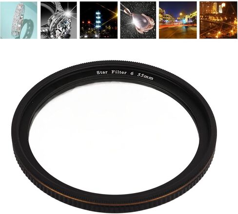 Star Filter,Starburst Lens Filter,Adjustable Starburst Filter for Camera,Ultra Slim Aluminum Alloy Frame, HD No Dark Corners,Cross Star Effect Filter for Camera Lens (82mm) in Saudi Arabia