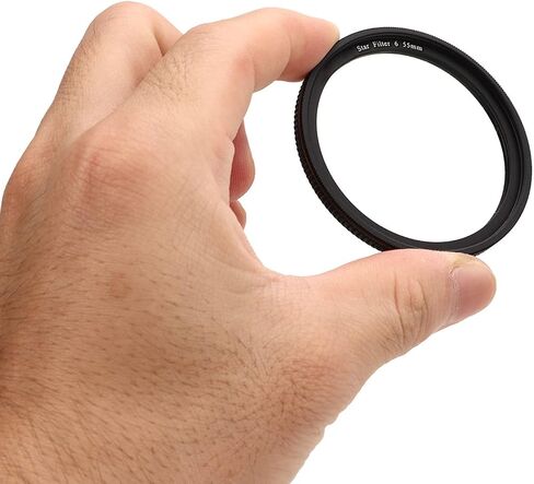 Star Filter,Starburst Lens Filter,Adjustable Starburst Filter for Camera,Ultra Slim Aluminum Alloy Frame, HD No Dark Corners,Cross Star Effect Filter for Camera Lens (82mm) in Saudi Arabia