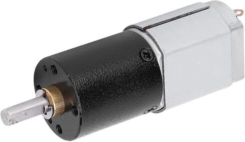 YWBL-WH DC12V Planetary Gear Brushed Motor Speed Reduction for USB Fan Auto TV Stand 20MM 20GP130(DC12V 8RPM), Geared Motor in Kuwait