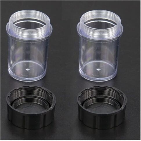 Microscope Accessories Kit Objective Lens Box Plastic Microscope Objective Lens Holder Box 45mm/60mm Protective Case RMS Thread Microscope Slides (Size : 2 PCS 45mm) in Saudi Arabia