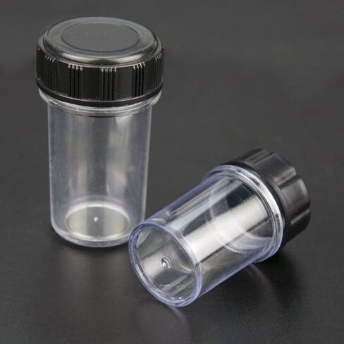 Microscope Accessories Kit Objective Lens Box Plastic Microscope Objective Lens Holder Box 45mm/60mm Protective Case RMS Thread Microscope Slides (Size : 2 PCS 45mm) in Saudi Arabia