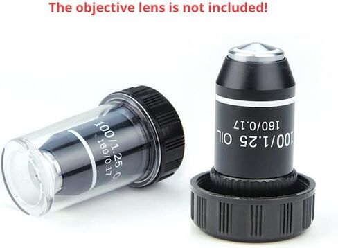 Microscope Accessories Kit Objective Lens Box Plastic Microscope Objective Lens Holder Box 45mm/60mm Protective Case RMS Thread Microscope Slides (Size : 2 PCS 45mm) in Saudi Arabia