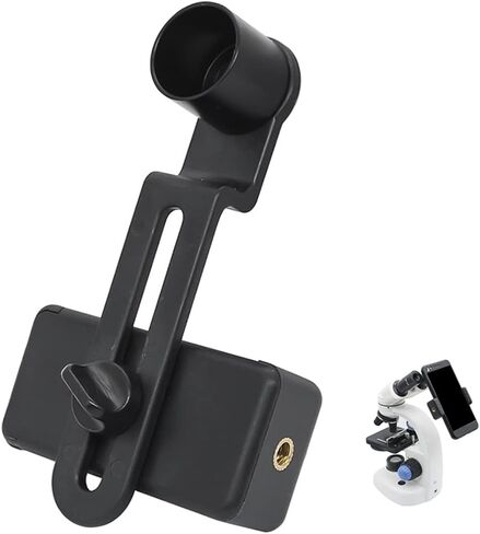 Microscope Accessories Kit Microscope Phone Clip Mounting Diameter 20mm Mobile Phone Clip Portable Cell Phone Adapter for Microscope Telescope Mount Adapter Microscope Slides in Saudi Arabia