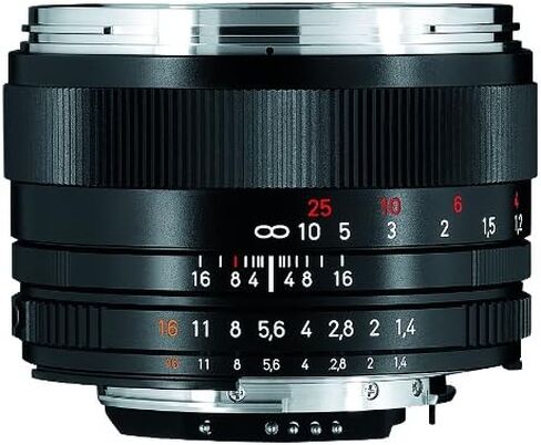 ZEISS Classic Planar ZF.2 T* 50mm f/1.4 Standard Camera Lens for Nikon F-Mount SLR DSLR Cameras, Black in Saudi Arabia