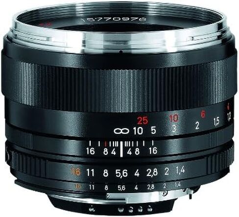 ZEISS Classic Planar ZF.2 T* 50mm f/1.4 Standard Camera Lens for Nikon F-Mount SLR DSLR Cameras, Black in Saudi Arabia