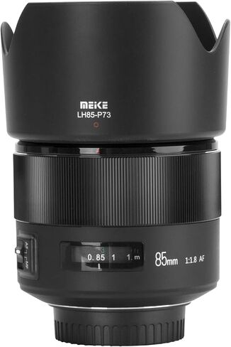 Meike 85mm F1.8 Auto Focus Full Frame Large Aperture Lens Compatible with Nikon F Mount DSLR Cameras D850 D750 D780 D610 D3200 D3300 D3400 D3500 D5500 D5600 D5300 D5100 D7200 and Other F Mount Cameras in Kuwait
