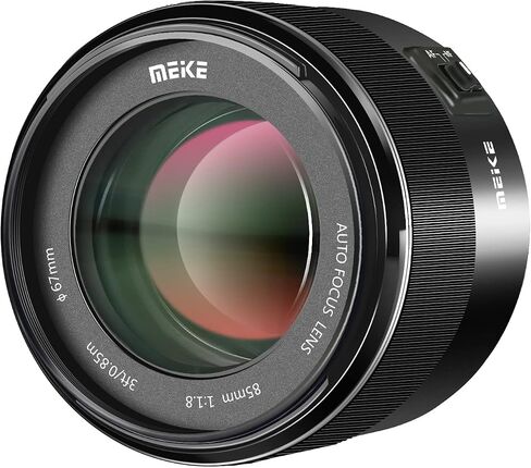 Meike 85mm F1.8 Auto Focus Full Frame Large Aperture Lens Compatible with Nikon F Mount DSLR Cameras D850 D750 D780 D610 D3200 D3300 D3400 D3500 D5500 D5600 D5300 D5100 D7200 and Other F Mount Cameras in Kuwait