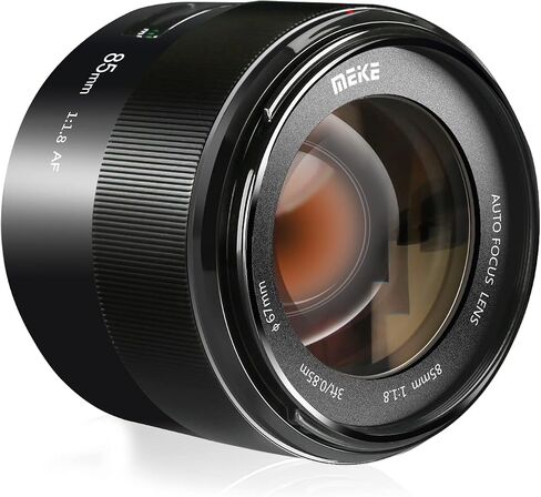 Meike 85mm F1.8 Auto Focus Full Frame Large Aperture Lens Compatible with Nikon F Mount DSLR Cameras D850 D750 D780 D610 D3200 D3300 D3400 D3500 D5500 D5600 D5300 D5100 D7200 and Other F Mount Cameras in Kuwait