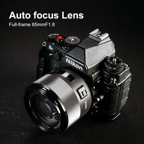 Meike 85mm F1.8 Auto Focus Full Frame Large Aperture Lens Compatible with Nikon F Mount DSLR Cameras D850 D750 D780 D610 D3200 D3300 D3400 D3500 D5500 D5600 D5300 D5100 D7200 and Other F Mount Cameras in Kuwait