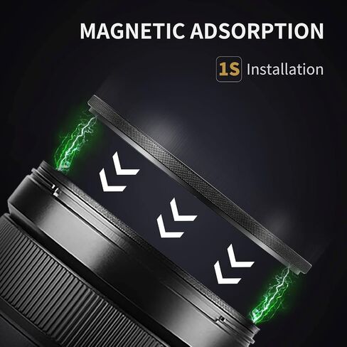 K&F Concept 37mm Black Diffusion 1/4 Filter Mist Cinematic Effect Filter with 28 Multi-Layer Coatings Waterproof/Scratch Resistant for Video/Vlog/Portrait Photography in Kuwait