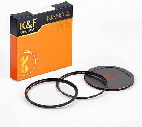 K&F Concept 37mm Black Diffusion 1/4 Filter Mist Cinematic Effect Filter with 28 Multi-Layer Coatings Waterproof/Scratch Resistant for Video/Vlog/Portrait Photography in Kuwait