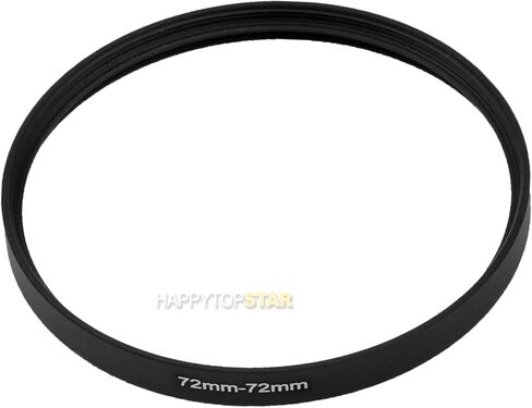 Black Aluminium Metal 72-72 mm 72mm 72 mm Female to Female Coupling Ring Adapter Adaptor Converter Interchanger for Lens Photo Camera in Saudi Arabia