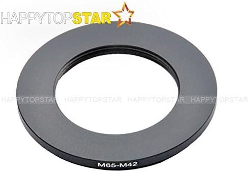 Metal M65 to M42 M65 65 mm to M42 42mm 1mm Thread Pitch 65-42 Male to Female Step-Down Coupling Ring Adapter Adaptor Converter for Lens Filter in Kuwait
