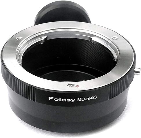 عدسة Fotasy Minolta MD Rokkor إلى محول M43 MFT، حامل ثلاثي القوائم، متوافق مع Panasonic G9 GH5 II GM5 GX7 GX8 GX9 GX850 G90 G91 G95 G100 Olympus E-M1 E-M5 E-M10 I II III E-PM2 E-PM1 Pen-F إي-M1X in Kuwait
