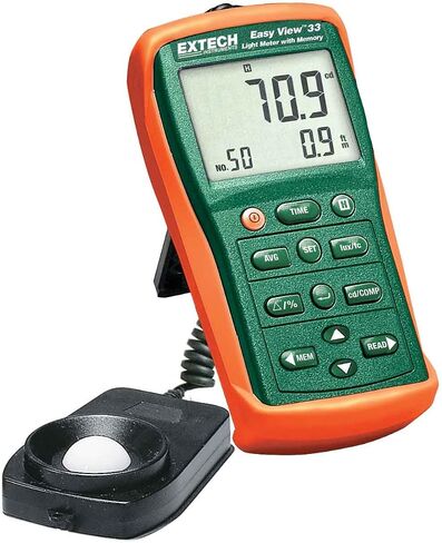 Extech EA30 Easy View Wide Range Light Meter (40 to 40,000 Foot Candles), Manufacturer Warranty in Saudi Arabia