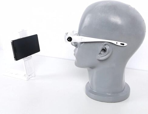 3.8X 4.0X قوس نظارات التلفزيون المكبر العدسة عقال نظارات مكبرة الزجاج مع حامل هاتف نظارات مكبرة in Kuwait