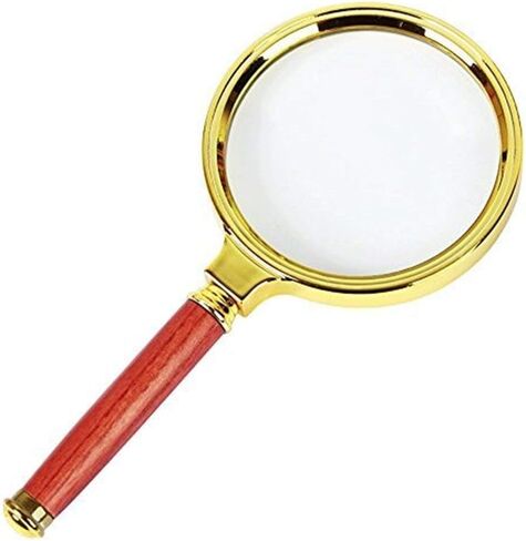 عدسة مكبرة 80 مم، عدسة تكبير عالية الدقة، 10x كبار السن يقرؤون الصحف، بيئة عمل الأطفال المحمولة، زجاج خفيف الوزن 165 مم * 80 مم * 10 مم، العدسة المحمولة in Kuwait