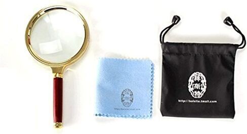 عدسة مكبرة 80 مم، عدسة تكبير عالية الدقة، 10x كبار السن يقرؤون الصحف، بيئة عمل الأطفال المحمولة، زجاج خفيف الوزن 165 مم * 80 مم * 10 مم، العدسة المحمولة in Kuwait