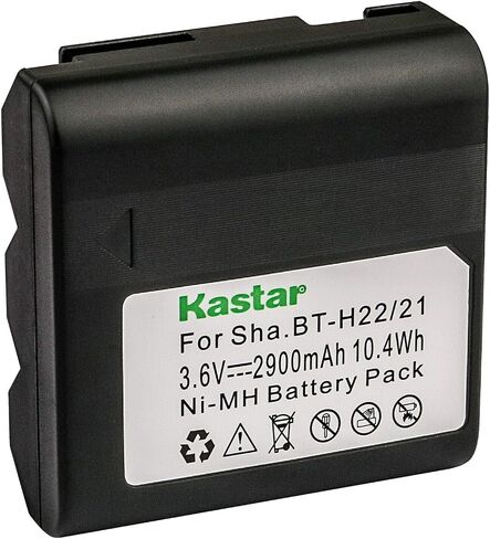 Kastar 2-Pack BT-H22 Battery 3.6V 2900mAh Replacement for Sharp BT-H21, BT-H21U, BT-H22, BT-H22U, BT-H32, BT-H32U, BT-H42, BT-H42U Battery, Sharp VL-SW980, WD-250U, WD-450U, WD-650U, VL-A111U, VL-E37U in Saudi Arabia