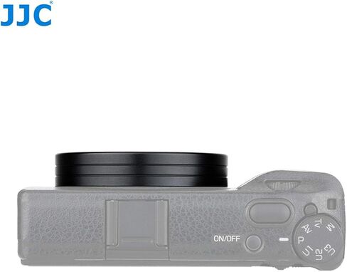 JJC LC-GR3 Metal Lens Cap for Ricoh GR III GR IIIx and GR II Camera, Ricoh GR III Lens Cap, Lens Cap for Ricoh GRIII GR IIIx GRII, Made of Premium Aluminium Alloy in Saudi Arabia