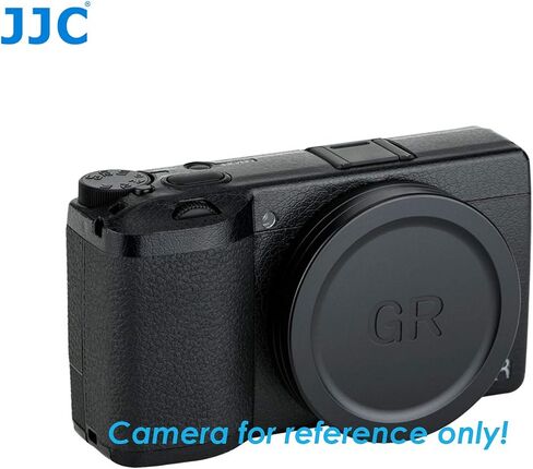 JJC LC-GR3 Metal Lens Cap for Ricoh GR III GR IIIx and GR II Camera, Ricoh GR III Lens Cap, Lens Cap for Ricoh GRIII GR IIIx GRII, Made of Premium Aluminium Alloy in Saudi Arabia