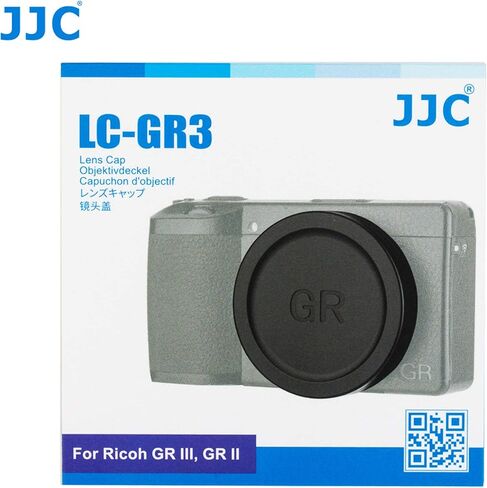JJC LC-GR3 Metal Lens Cap for Ricoh GR III GR IIIx and GR II Camera, Ricoh GR III Lens Cap, Lens Cap for Ricoh GRIII GR IIIx GRII, Made of Premium Aluminium Alloy in Saudi Arabia