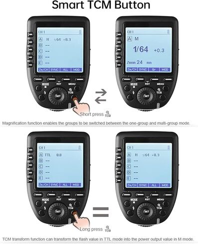 Godox X2T-S 2.4G Wireless Flash Trigger with TTL HSS 1/8000s Group Function Bluetooth Connection, Quick Lock hot-Shoe in Kuwait